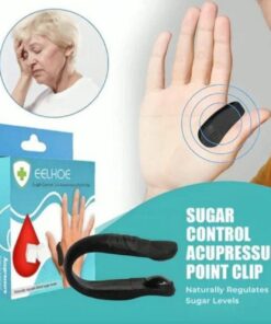 Magnetic Sugar Control Acupressure Point Clip For Natural Blood Sugar Balance
