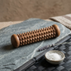 Handcrafted Wooden Palm Massager – Reflexology & Acupressure Hand Roller - Image 2