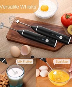 Rechargeable Electric Coffee Mixer Egg Beater Quick Frothing Action