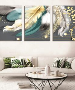 Set of 3 Wall Art Wooden Phototile Frames for Wall Decor
