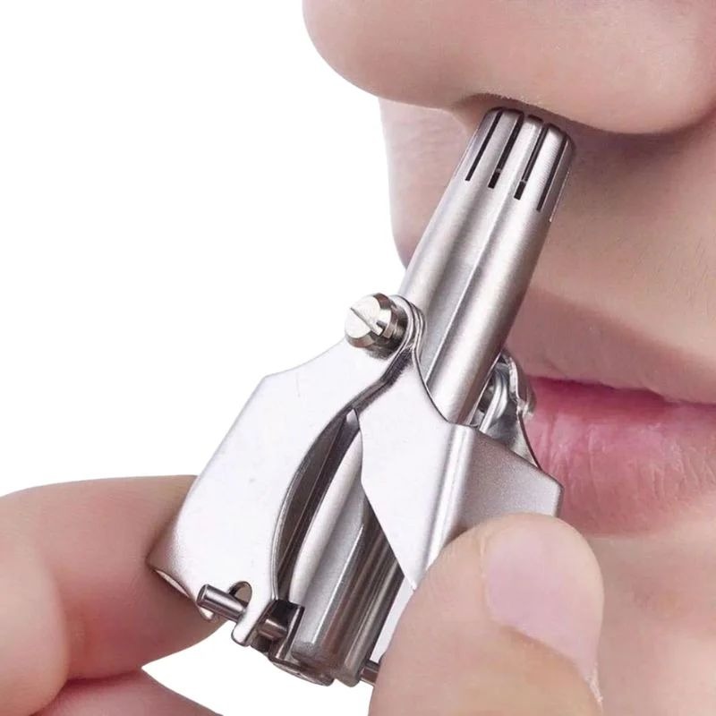 Manual Nose & Ear Hair Trimmer – Stainless Steel Precision Trimming Tool for Safe and Painless Grooming - Image 3