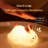 Cute Rabbit Silicone Lamp Soft Touch Night Light For Kids And Home Decor - Image 2