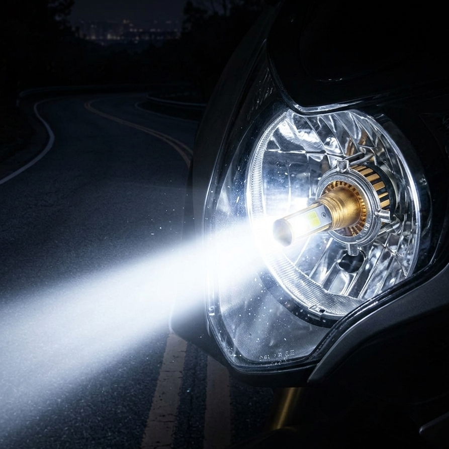 M4 LED Headlight Bulb for Bikes – High Brightness China Imported Motorcycle Headlight Lamp - Image 2