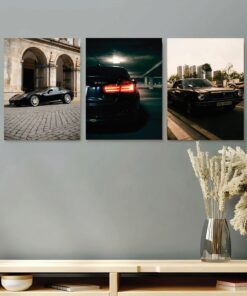 Set of 3 Premium Wall Art Photo Tiles – Modern Home Decor Sets 8x11