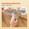 1 Pc Mini Heat Sealing Machine 2-in-1 Cutter & Sealer | USB Rechargeable Food Bag Sealer for Snacks & Storage (Random Color) - Image 3