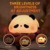Cute Panda Silicone Night Light – Soft Touch LED Lamp for Kids Bedroom