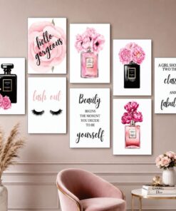 Set of 8 Premium Wall Art Photo Tiles – Modern Home Decor Sets 8x11