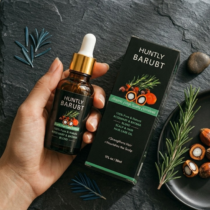 BARUBT Hair Care Essential Oil Rosemary Batana Oil Extract Improves Frizzy Strong Hair And Curls 30ml - Image 3