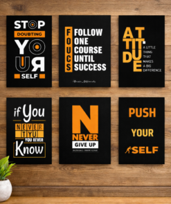 Set of 6 Premium Wall Art Photo Tiles – Modern Home Decor Sets