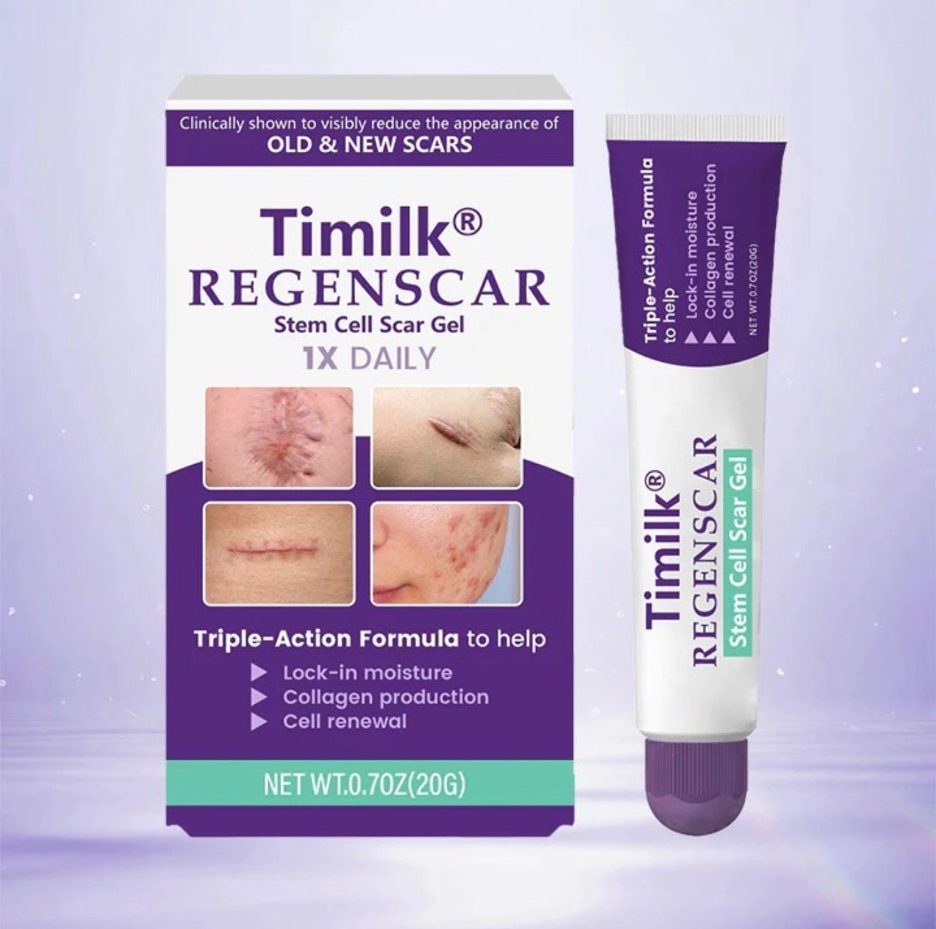 TIMILK Advanced Scarvanisher Gel | Fast-Acting Scar & Stretch Mark Reduction | 30g - Image 4