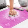 Silicone Roti Mat | Large Size 50x40cm Silicon Roti Mat For Kitchen | Non-stick Baking Mat Kneading Dough Pad (Random Color) - Image 4