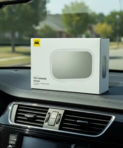 Car Sun Visor Vanity Makeup Mirror With LED Lighting Touch Control And 3 Light Modes (Random Colour)