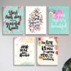 Set of 5 Premium Wall Art Photo Tiles – Modern Home Decor Sets