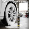 Tire Foam Cleaner – Clean, Shine and Protect | THREE GUYS | German Engineered (650ML) - Image 3