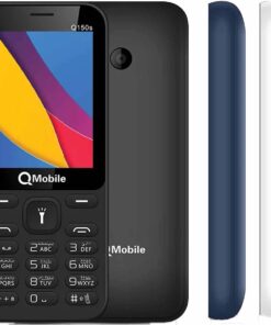 QMobile Q150S Dual Sim PTA Approved Mobile With 2.4 Inches LCD 1000mAh Battery Digital Camera And Wireless FM Radio (Random Color)