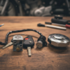 Computerised Key Lock Switch Kit 3 Pcs for Honda CD70 Bike – Complete Ignition, Handle & Fuel Tank Lock Set - Image 3