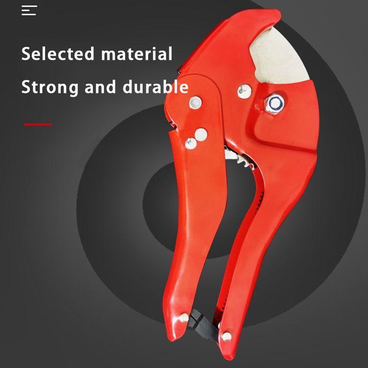 High Quality Stainless Steel PVC Pipe Cutter with Ratchet Mechanism - Image 2