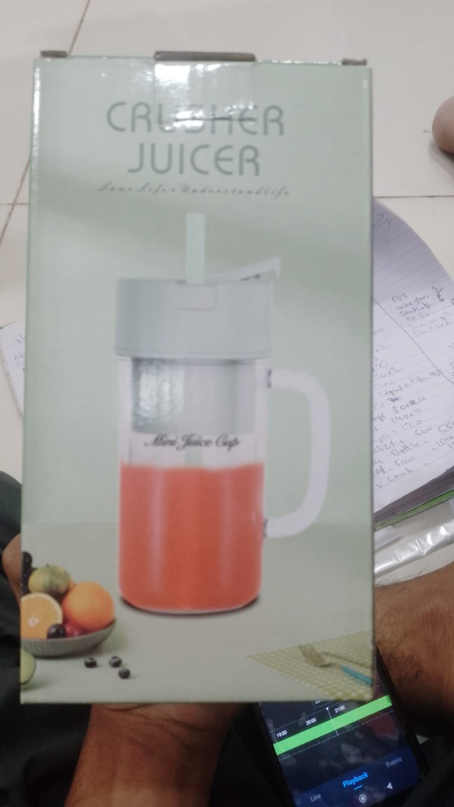 Portable Mini Crusher Juicer – USB Rechargeable Electric Juice Cup with Straw & Handle for Fresh Shakes and Smoothies - Image 2