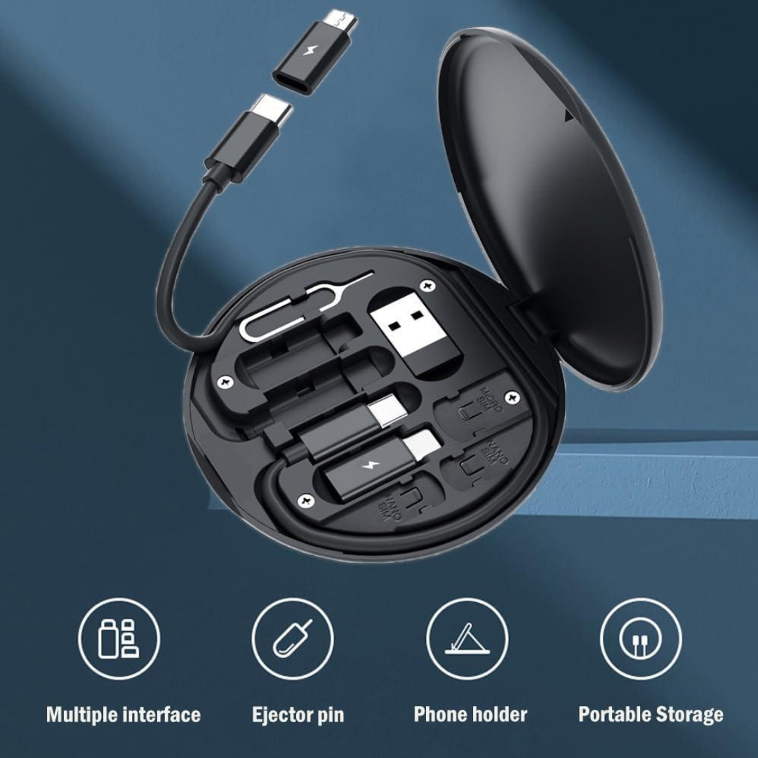 ( 5 in 1 ) Data Cable Set All Solutions in One | Data Cable Set 60w Fast Charging - Random Color - Image 5