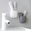 1 Pcs U Shape Wall Mounted Mobile And Remote Holder | Wall Mounted Storage Case for Remote, Toothbrush, Mobile Phone Plug Holder | Multifunctional Storage Holder (random color) - Image 5