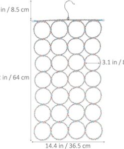 28 Holes Scarf Hanger / Tie Hanger / Belt Hanger Organizer