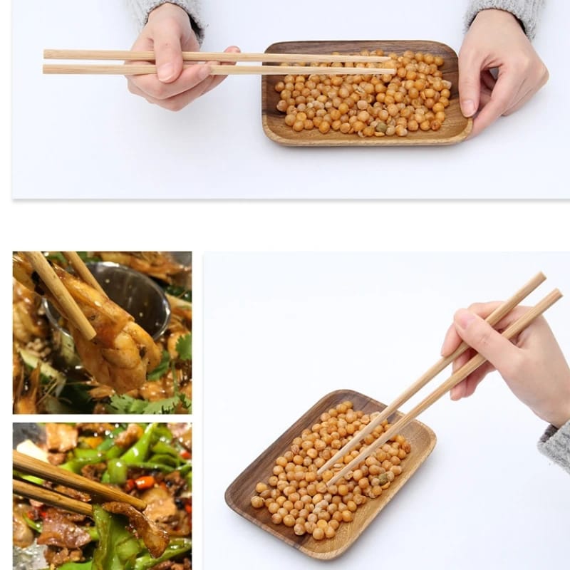 Pack of 20pcs Wooden Chopsticks - Image 2