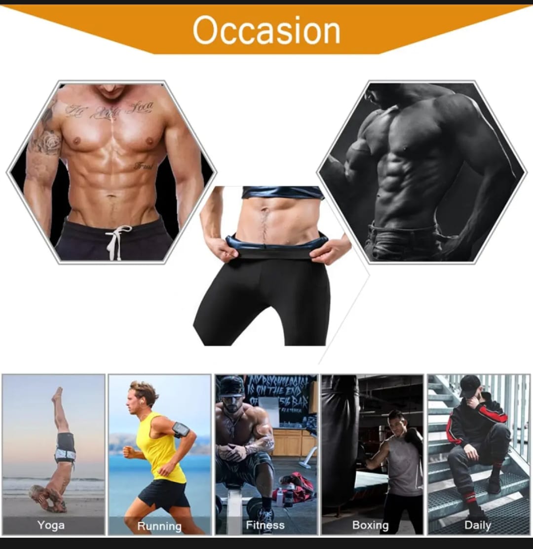 Men and Women Sauna Pants Body Shaper Sweat Waist Trainer | Slimming Sports Leggings | Slimming Shape-wear Terozer - Image 3
