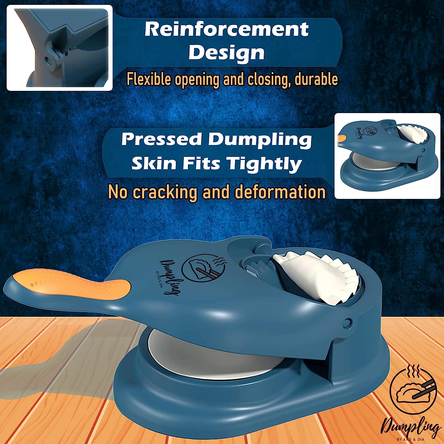 2 in 1 Dumpling Wrapper Tool Food Grade Manual Dumpling Maker Mold - Without Box (Random color) - Image 2