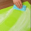 Big Size Silicone Baking Roti Mat With Measurements Heat Resistant Cookie Sheet Oven Liner | Non Stick Flour Rolling Mat | Baking Mat Kneading Dough Pad (Random Color) - Image 3