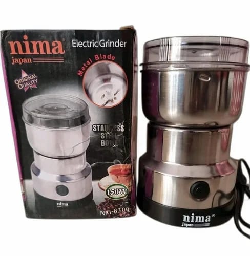 NIMA NM-8300 STAINLESS STEEL ELECTRIC COFFEE GRINDER | MULTI PURPOSE ELECTRIC GRINDER | AUTOMATIC SPICE BEAN GRINDER - Image 3