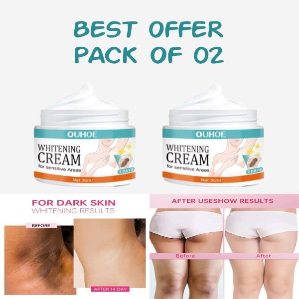 Pack Of 2 | Sensitive Area Whitening Cream for Private Parts