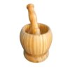 01 Set Wooden Pestle and Mortar For Crushing | Woden chattu watta for Grinding Nuts Dates and other Ingredients