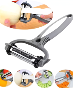 3-in-1 Vegetable Peeler Cyclone Knife – Roto Peeler | Multifunctional kitchen tool designed for multiple peeling ( random color)