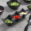 3-Compartment Dipping Sauce Dish – BPA-Free Plastic Condiment Server for Hot Pot, Sushi, Appetizers – Microwave & Dishwasher Safe (random color) - Image 4