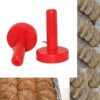Pack of 2 Shami Kabab Makers – High-Quality Plastic Saancha for Shami Kabab & Tikki – Multicolor with White Inner - Image 2