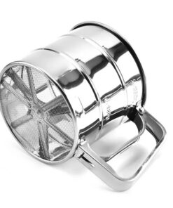 Stainless Steel Flour Sieve Cup – Handheld Baking Sifter for Flour