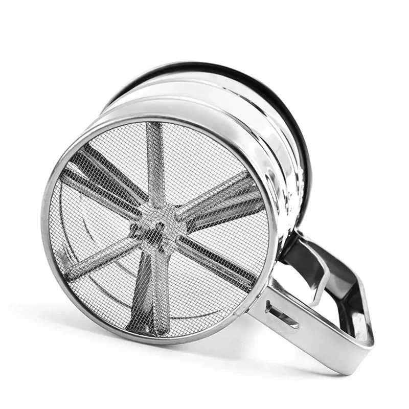 Stainless Steel Flour Sieve Cup – Handheld Baking Sifter for Flour, Sugar & Powdered Ingredients - Image 3