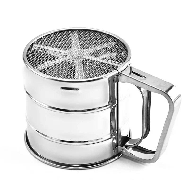 Stainless Steel Flour Sieve Cup – Handheld Baking Sifter for Flour, Sugar & Powdered Ingredients - Image 4