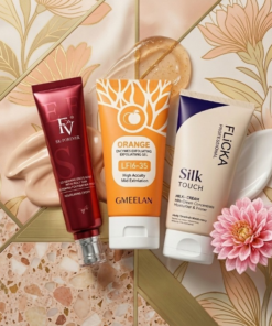 3 In 1 Deal FV Orange Gel And Flicka Pack Of 3 With Liquid Foundation And Primer