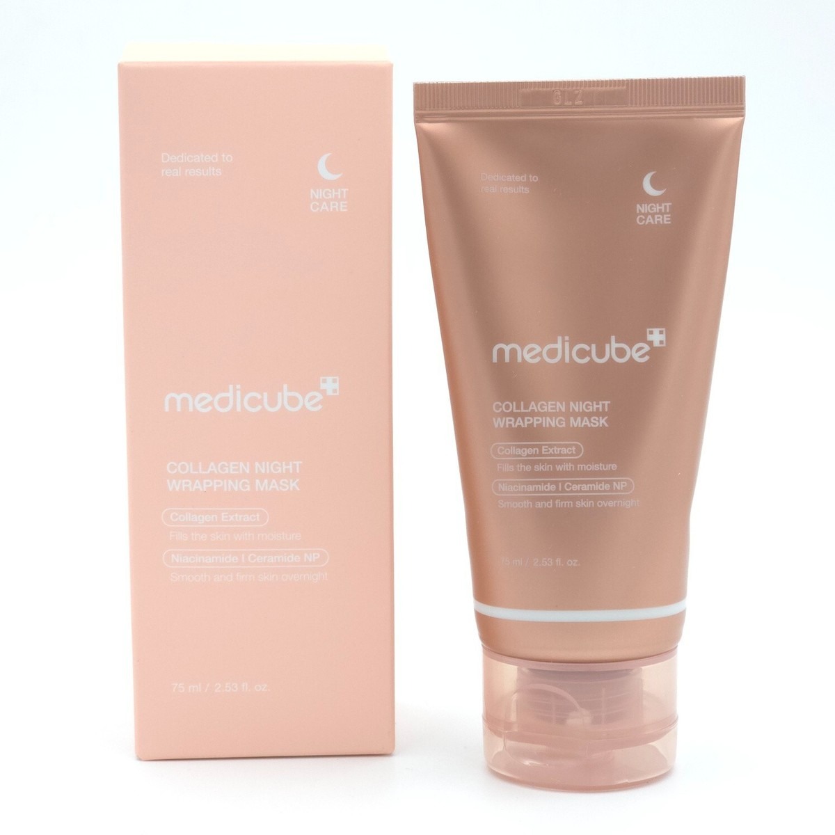 Medicube Collagen Overnight Wrapping Peel Off Facial Mask Pack 75ml Korean Skincare For Radiant Hydrated Skin - Made In Korea - Image 3
