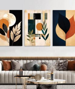 Set of 3 Premium Wall Art Photo Tiles – Modern Home Decor Sets 8x11