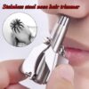 Mini Portable Stainless Steel Nose Hair Trimmer – Manual Safe Grooming Tool for Men & Women - Image 3