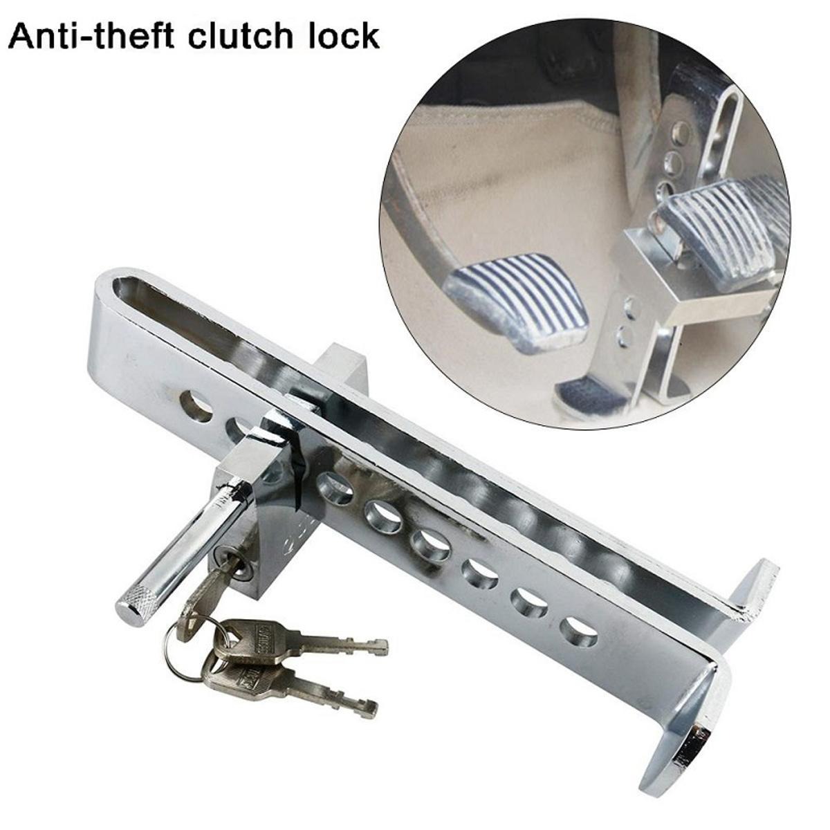 Car Steen Less steel Anti Theft Brake Cluch Pedal Lock For All cars - Image 2