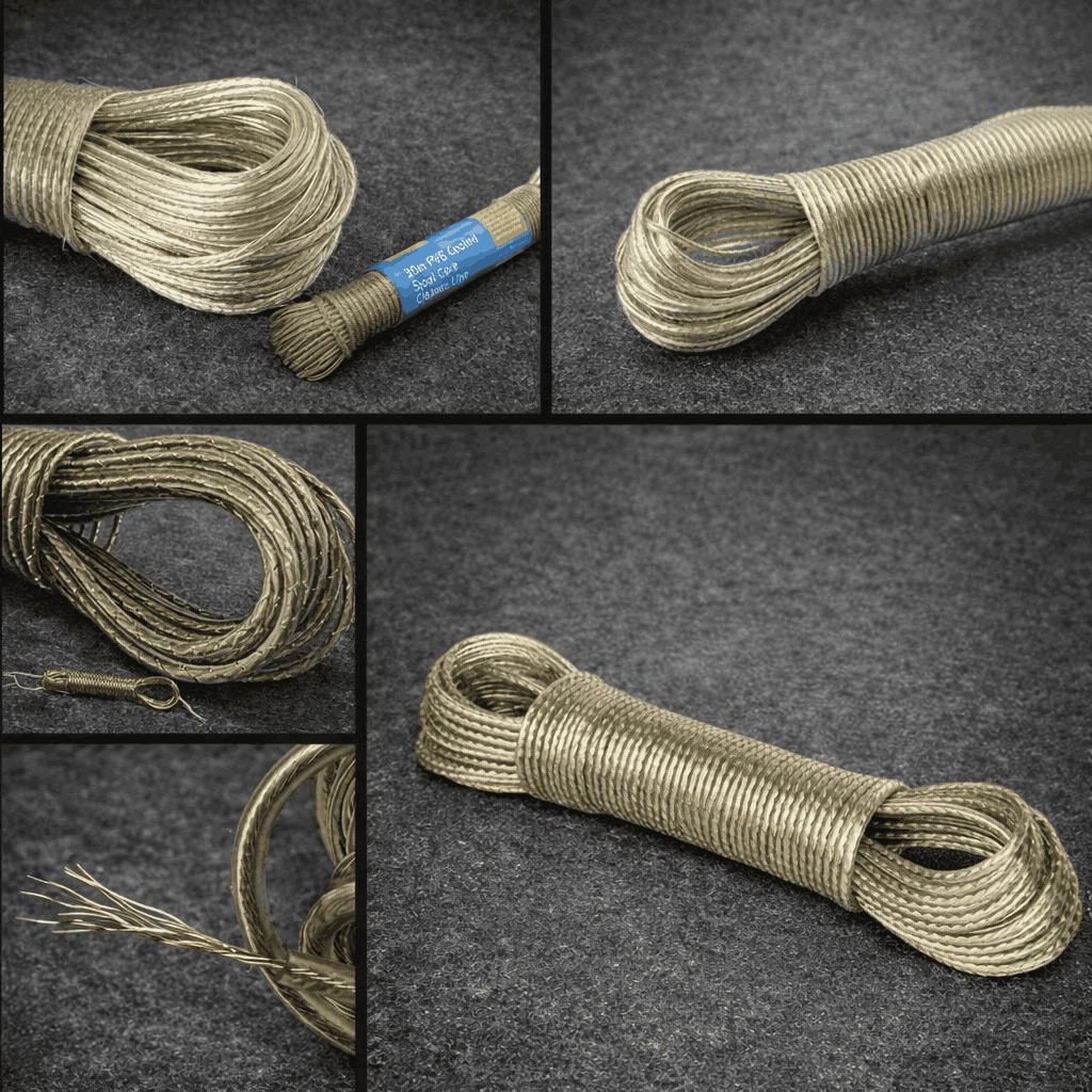 PVC Clothes Line 20M With Hooks | Heavy Duty Galvanized Steel Core Laundry Wet Rope | Durable PVC Coated Clothesline Wire - Image 4