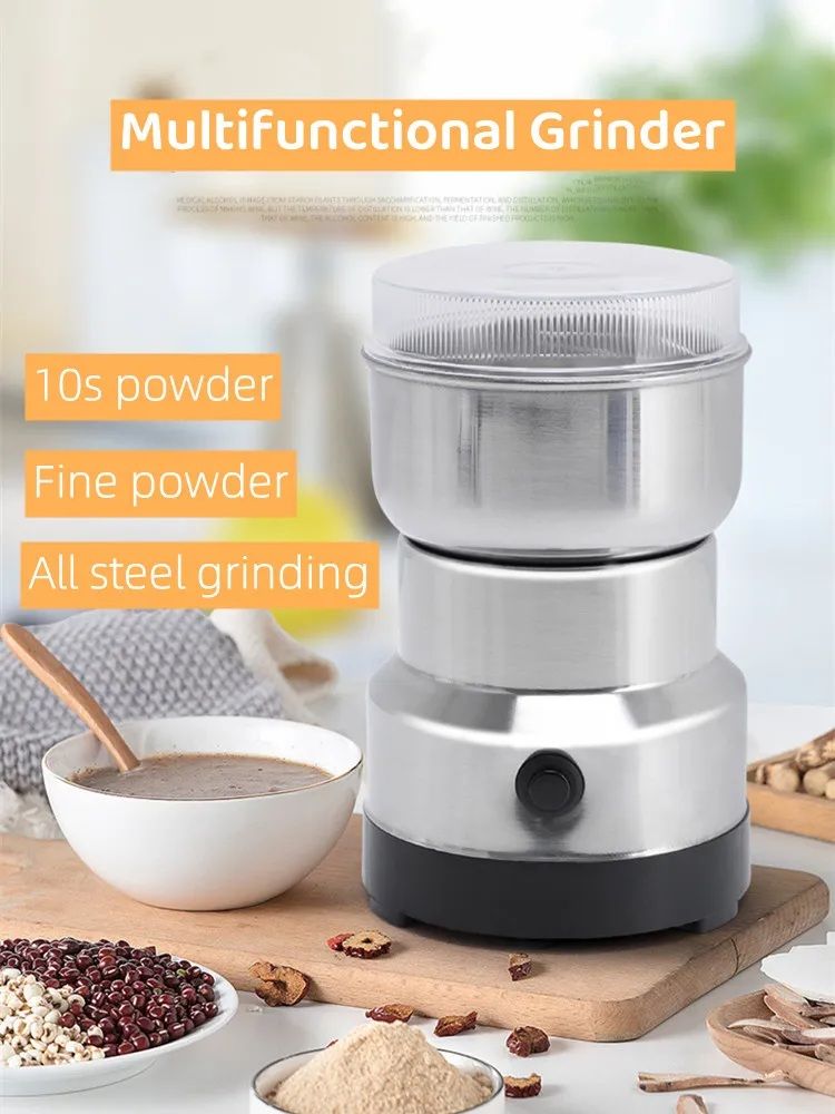 Mini Electric Grinder Stainless Steel Coffee Grinder For Coffee beans, Spices, Masala Grinder Machine 220V - Image 4