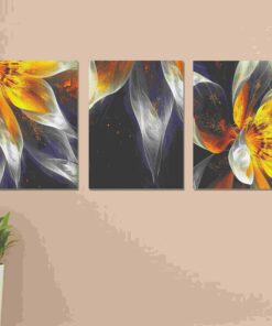 Set of 3 Wall Art Wooden Phototile Frames for Wall Decor
