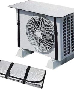 AC Outer Cover With Clip | AC Foil Cover For Outer | Head Resistant Waterproof AC Cover | Air Conditioner Foil Cover for 1 & 1.5 Ton