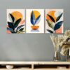 Set of 3 Premium Wall Art Photo Tiles – Modern Home Decor Sets 8x11
