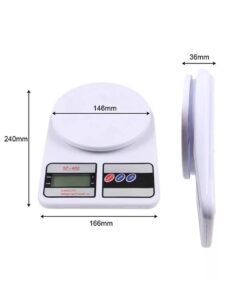 Kitchen Scale SF-400 Digital Electronic Weight Machine with Cell – Food & Grocery Measuring Scale upto 10 KG