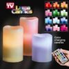 3 Magic Colour Changing Candles And 1 Remote Control In 1 Box (Random Colour)